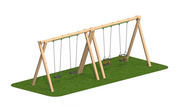 2.4m Timber Swing 11